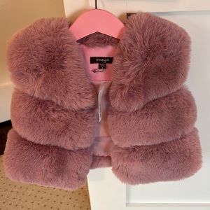 Girls Fur Vest